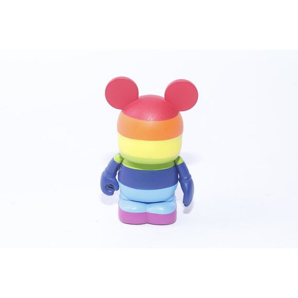 VV Vinylmation, Mickey Mouse, Rainbow Mouse, PVC Figure, 3", Disney Store, Brigh - Picture 1 of 3